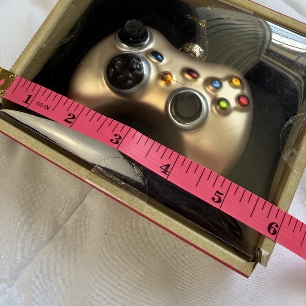 Merry Way Microsoft Xbox 360 Gold Game Controller Christmas Tree Ornament‎ - Picture 3 of 4